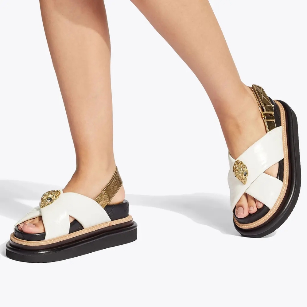 Kurt Geiger Orson Cross Strap Sandal